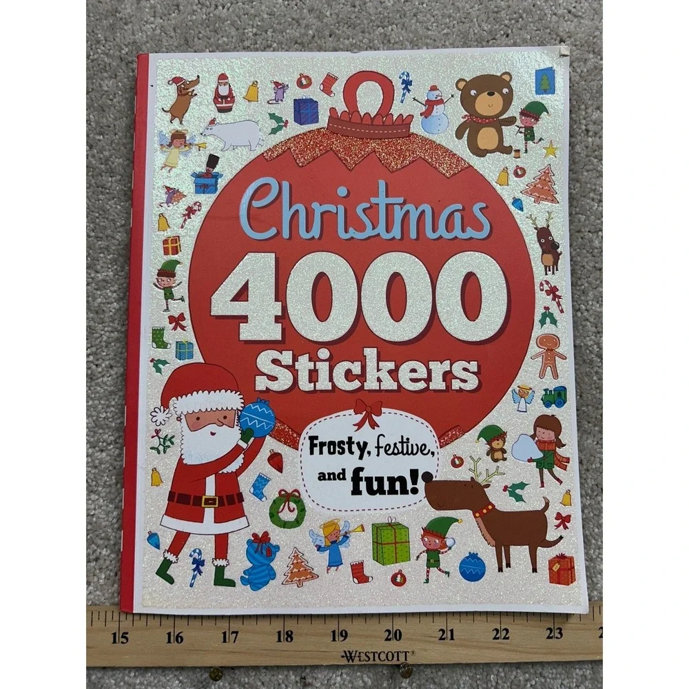 Christmas 4000 Stickers Rachel Gippetti 2015 Activity Book‎ Parragon